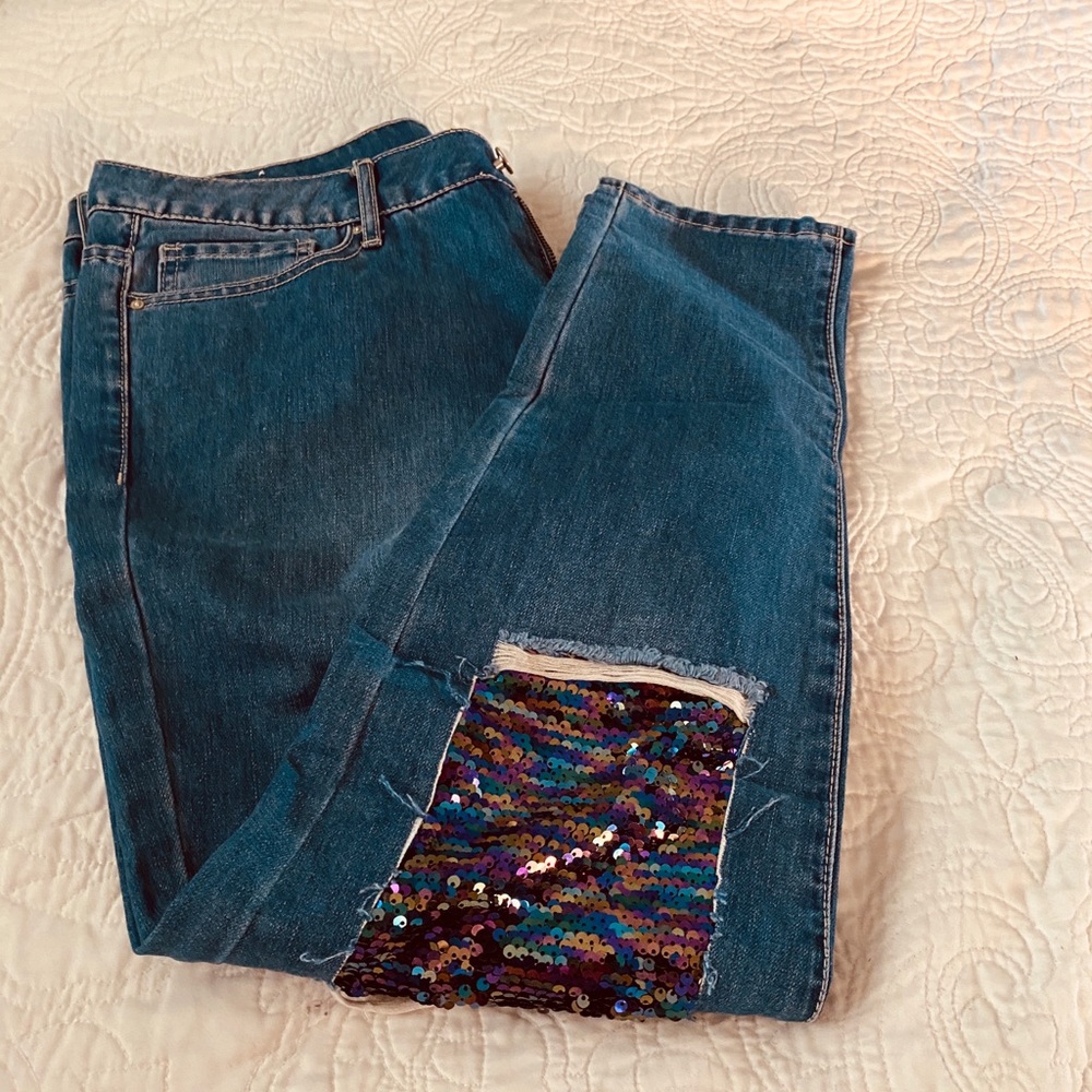 NWOT! Glitter Jeans